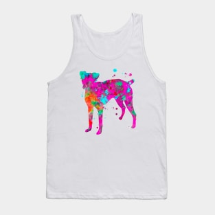 Brazilian Terrier Dog Watercolor Painting Tank Top